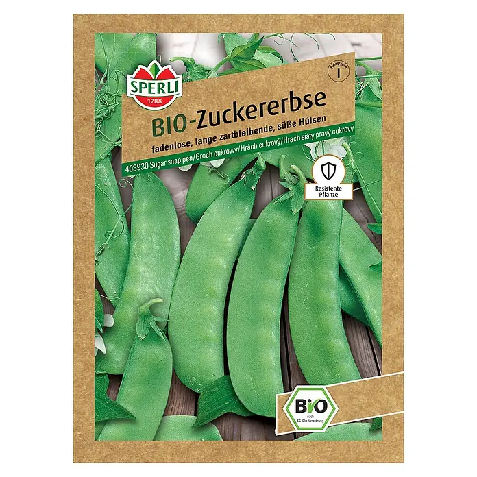 Sperli Gemüsesamen BIO Zuckererbse