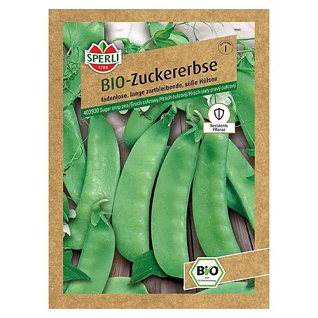 Sperli  Gemüsesamen BIO Zuckererbse