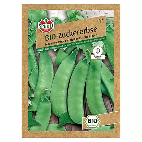 Sperli  Gemüsesamen BIO Zuckererbse