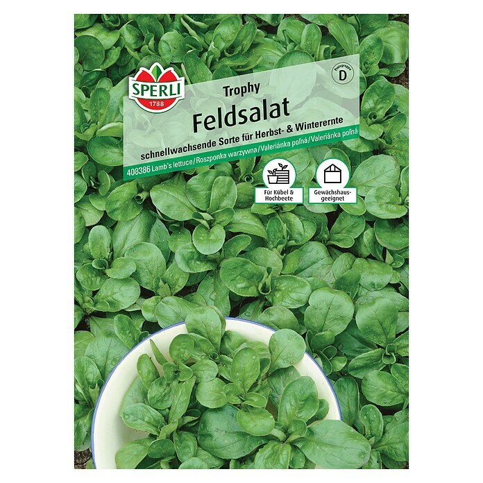 Sperli Salatsamen Feldsalat (Valerianella locusta, Erntezeit: September) | BAUHAUS