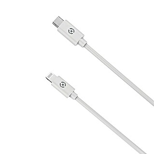 Celly USB-kabel C Lightning (100 cm, Wit)