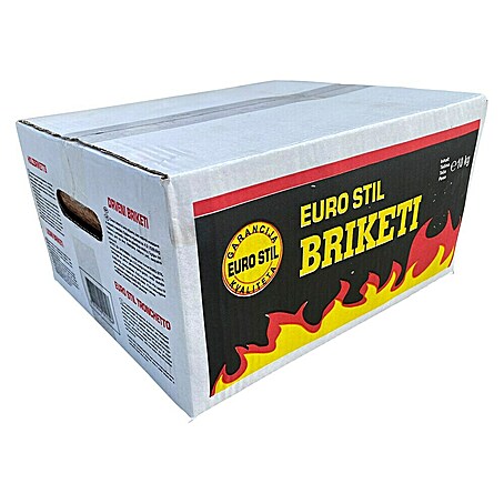 Holzbriketts Euro Stil (10 kg)