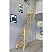 Starwood Raumspartreppe Fichte 3000 (Breite: 61 cm, Fichte, Material Handlauf: Edelstahl, Silber, Montageseite Geländer: Rechts, Geschosshöhe: 279,5 cm) | BAUHAUS