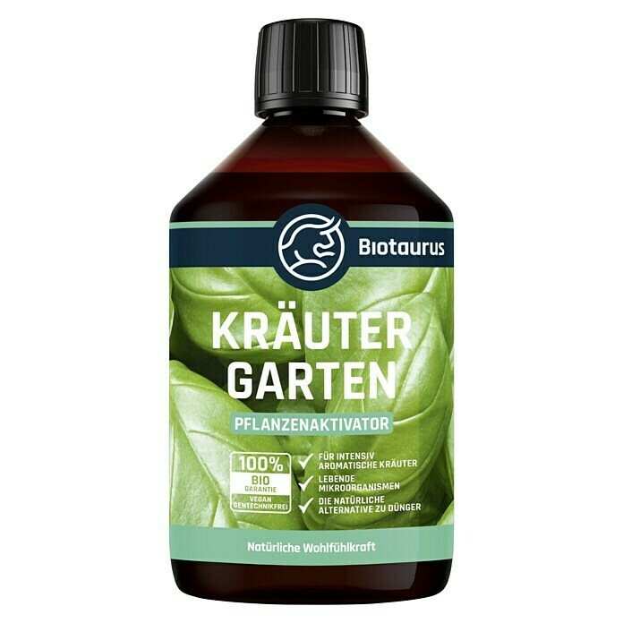 Biotaurus Pflanzenaktivator Kräutergarten500 ml Front View