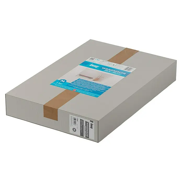 Knauf Wandnischen-Set M - 60 x 36,2 cm - Die Verpackung der Knauf Wandnische Set M, ideal für individuelle Einbauten und Gestaltung von Wänden. Ein praktisches Produkt für Ihr Zuhause!