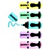 Edding Textmarker-Set Pastell 