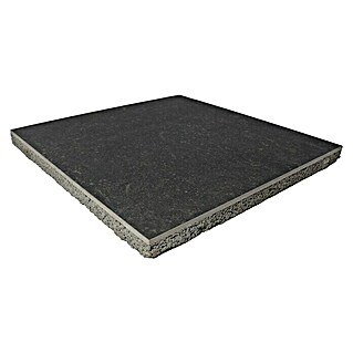 Terrastegel Superieur keramiek op beton (60 x 60 x 4 cm, Zwart)