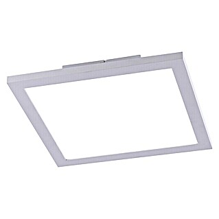 Paul Neuhaus LED-Panel Flat (11 W, L x B x H: 29,5 x 29,5 x 10 cm, Chrom, Warmweiß)