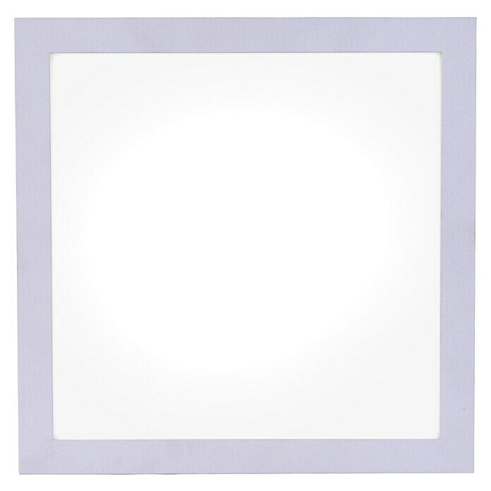 Paul Neuhaus LED-Panel Flat (11 W, L x B x H: 29,5 x 29,5 x 10 cm, Chrom, Warmweiß) | BAUHAUS