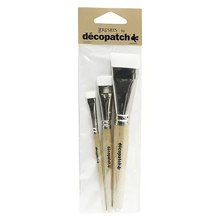 Décopatch  Set de pinceles artísticos Nylon