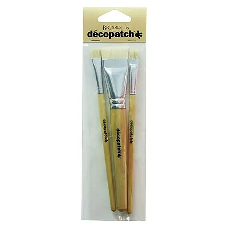 Décopatch  Set de pinceles artísticos Pura cerda