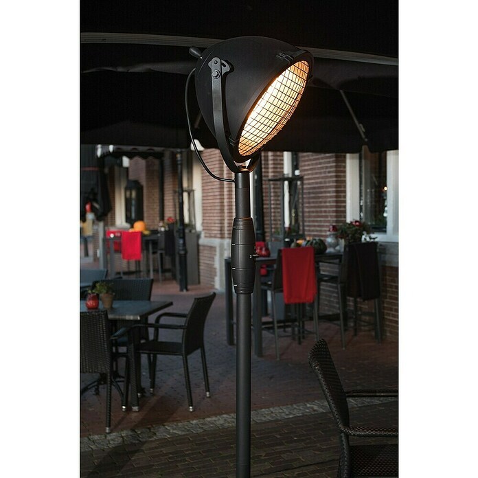 Sunred Calefactor halógeno Indus Standing 2100 (Altura: 210 cm, 2.100 W, Negro) | BAUHAUS