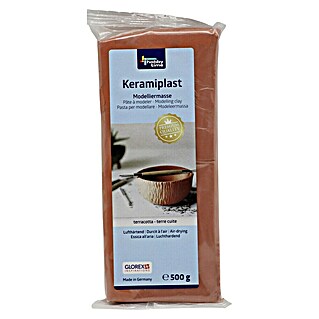 Glorex Hobby Time Modelliermasse Keramiplast (Terracotta, 500 g)