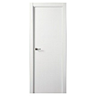 Solid Elements Pack puerta de interior KNP con manilla R-707 S (62,5 x 203 cm, Derecha, Blanco, Alveolar)