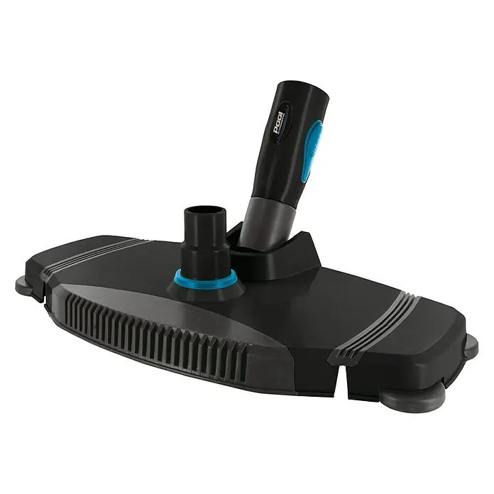 Steinbach Poolsauger - Manuell, Durchmesser Anschluss: 32 mm - Das Bild zeigt einen Poolreiniger mit einer blauen Akzentfarbe, ideal für die effiziente Reinigung von Schwimmbecken.