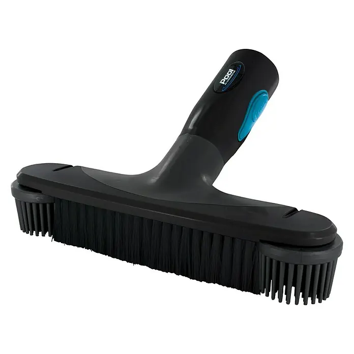 Steinbach Poolbürste - Breite: 25 cm, Kunststoff, Schwarz - Eine Poolbürste mit schwarzem Bürstenkopf und Griff. Ideal zum Reinigen von Schwimmbecken und zur Entfernung von Ablagerungen.