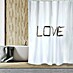 MSV Cortina de baño textil Love 