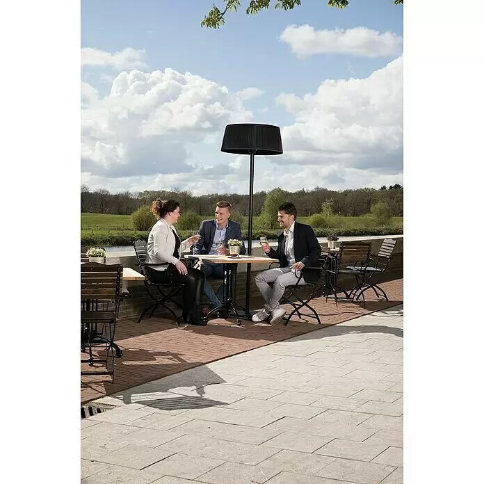 Sunred Halogen-Heizstrahler Artix - Höhe: 224 cm, Leistung: 2.100 W, Schwarz - Stimmungsaufnahme