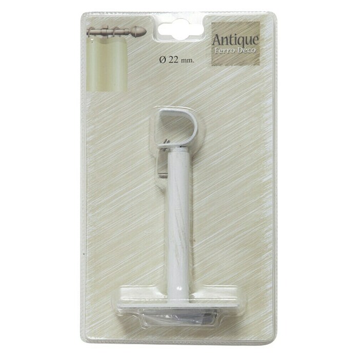 Soporte de pared Antique (Blanco, L x An x Al: 14,8 x 3,4 x 9 cm, Atornillado) | BAUHAUS