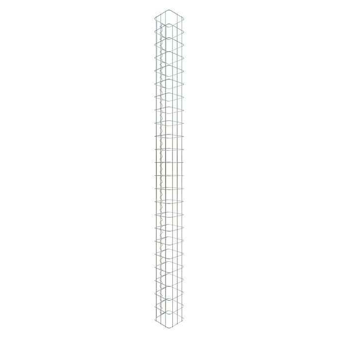 Gabiona Gabionensäule (17 x 17 x 230 cm, Metall, Maschenbreite: 50 mm, Maschenhöhe: 100 mm) | BAUHAUS
