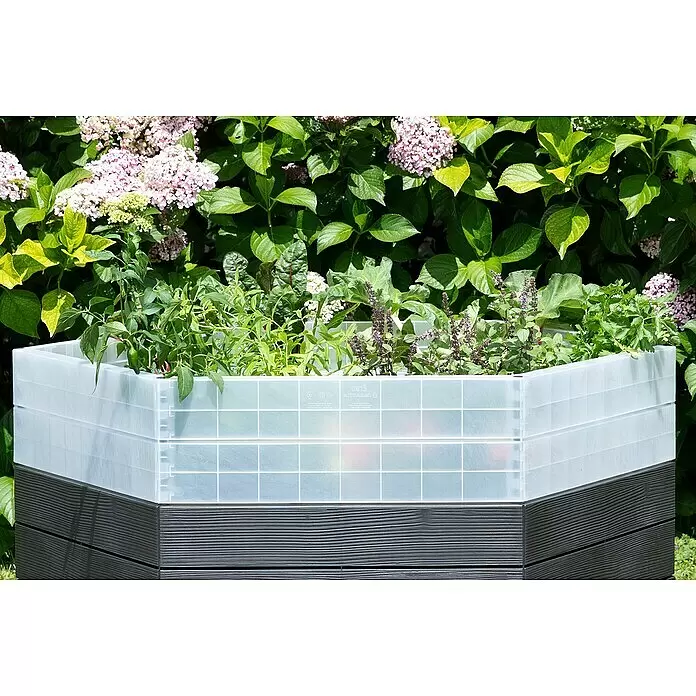 Garantia Hochbeet Ergo Turbo XL Wood Set - Kunststoff, Anthrazit/Braun - Stimmungsaufnahme