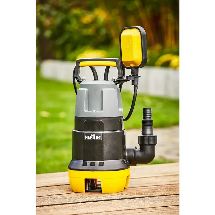Neptun Schmutzwasserpumpe NSP-E 75 - 750 W, Max. Fördermenge: 15.500 l/h, Eintauchtiefe: 7 m - Die Neptun Schmutzwasserpumpe ist ein leistungsstarkes Gerät für den Einsatz in Haus und Garten, um Schmutzwasser schnell abzupumpen.