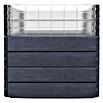 Garantia Hochbeet Ergo Quadro Turbo L Wood - Set (80 x 80 x 75 cm, Kunststoff, Anthrazit/Braun) | BAUHAUS