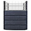 Garantia Hochbeet Ergo Quadro Turbo M Wood - Set (60 x 80 x 75 cm, Kunststoff, Anthrazit/Braun) | BAUHAUS
