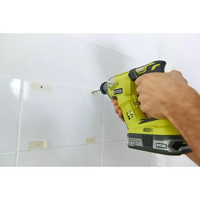 Ryobi ONE+ Akku-Kombihammer R18SDS-0 - 18 V, Ohne Akku, 1,3 J - Anwendungsbeispiel