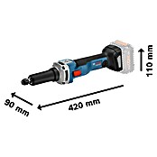 Bosch Professional AMPShare 18V Akku-Geradschleifer GGS 18V-23 LC (18 V, Ohne Akku, Leerlaufdrehzahl: 23.500 U/min) | BAUHAUS