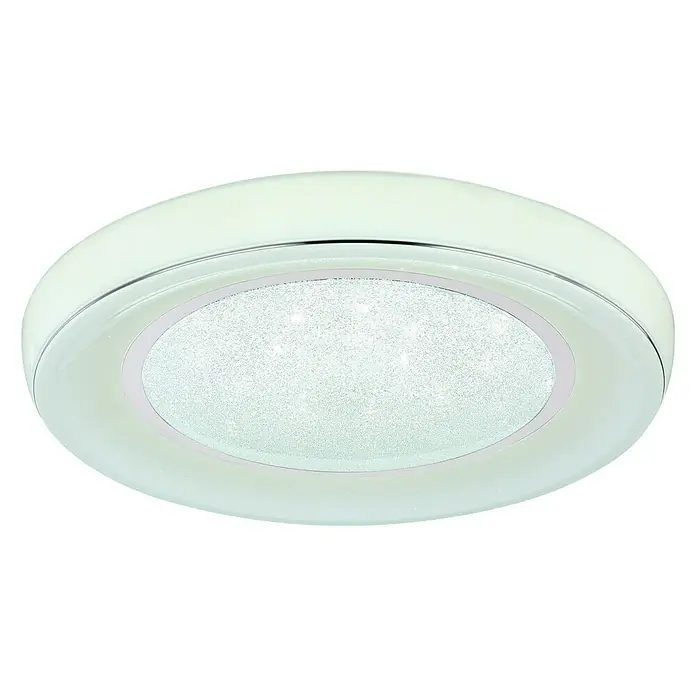 Globo Deckenleuchte rund MICKEY - 30 W, Ø x H: 660 mm x 65,5 cm - Moderne LED-Deckenleuchte mit einem runden Design und einem hellen, zentralen Lichtelement. Perfekt für zeitgemäße Innenräume.