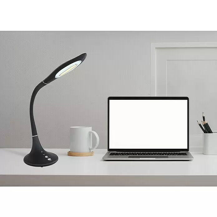 Globo LED-Tischleuchte PATTAYA - 9 W, L x B x H: 17,9 x 17,9 x 34,6 cm, Kaltweiß - Stimmungsaufnahme