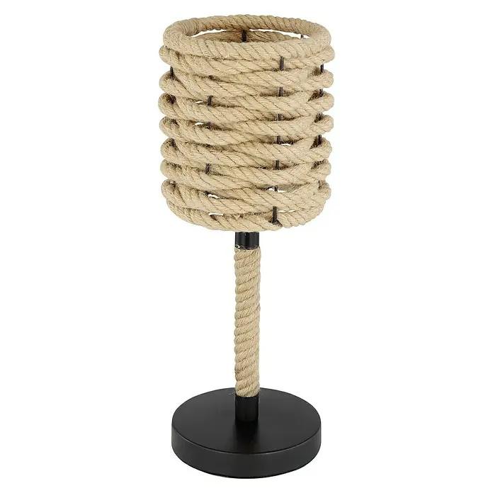 Globo Halia Deko-Tischleuchte - 40 W, L x B x H: 20 x 20 x 30 cm - Ein Kratzbaum mit Sisalseil umwickelt, ideal für Katzen zum Krallenwetzen und Spielen. Die robuste Basis sorgt für Stabilität.