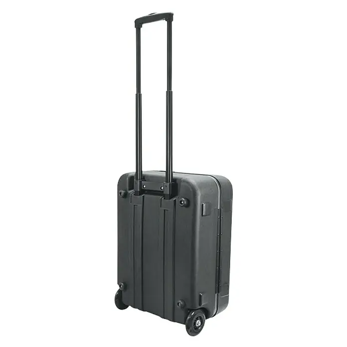 Matador Werkzeugkoffer Allround - L x B x H: 190 x 485 x 370 mm, 185 -tlg. - Schwarzer Rollkoffer mit Teleskopgriff, ideal für Reisen und Geschäftsreisen. Robuste Bauweise mit Rollen für einfachen Transport.