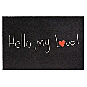 Hamat Deurmat Mondial Hello My Love (Zwart, 75 x 50 cm) | BAUHAUS