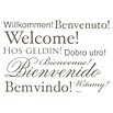 Komar Dekosticker Welcome (11 -tlg.) | BAUHAUS