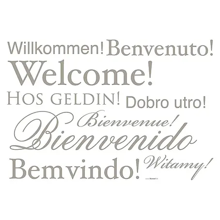 Komar  Dekosticker Welcome