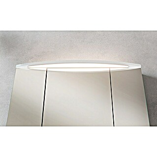Camargue Swing Badmöbel-Set SW1220W (Gesamtbreite Badmöbel: 120 cm, Weiß, Hochglänzend, 3 -tlg.)