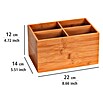 Wenko Aufbewahrungsbox Terra (14 x 22 x 12 cm, Bambus) | BAUHAUS