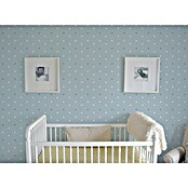 Papel pintado de vinilo autoadhesivo Daniela (90 cm x 3 m, 100% PVC, Aqua) | BAUHAUS