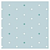 Papel pintado de vinilo autoadhesivo Daniela (90 cm x 3 m, 100% PVC, Aqua) | BAUHAUS