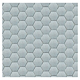 Lámina adhesiva gofrado Fix hexagon mini (1,5 m x 92 cm, Transparente)