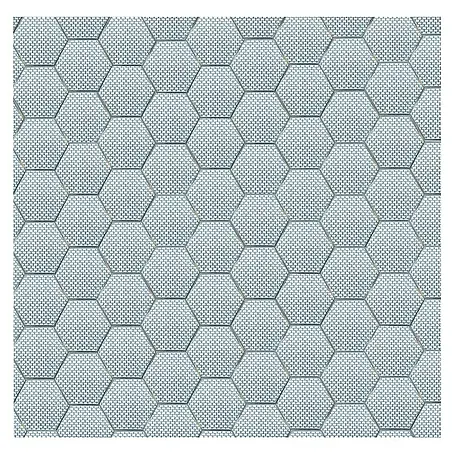 Lámina para ventana gofrado Fix hexagon mini