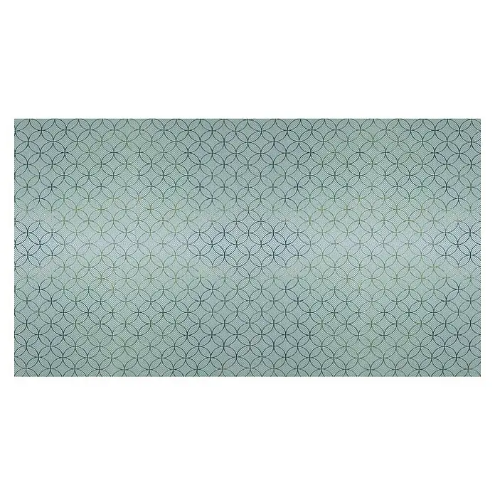 Lámina para ventana gofrado Fix rissani mini - 46 cm x 1,5 m, Transparente - Patrón textil gráfico con círculos superpuestos, que añade un toque elegante y moderno. Ideal para decoraciones y proyectos de manualidades.