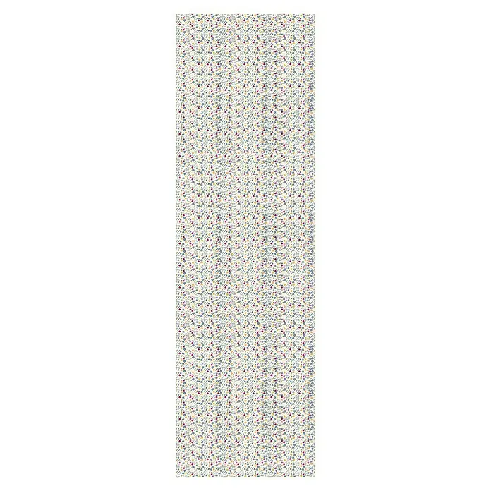 Papel pintado de vinilo autoadhesivo Bouquet - 90 cm x 3 m, 100% PVC - Delicado tejido floral con un estampado lúdico de pequeñas flores en diversos colores. Ideal para ropa ligera de verano.