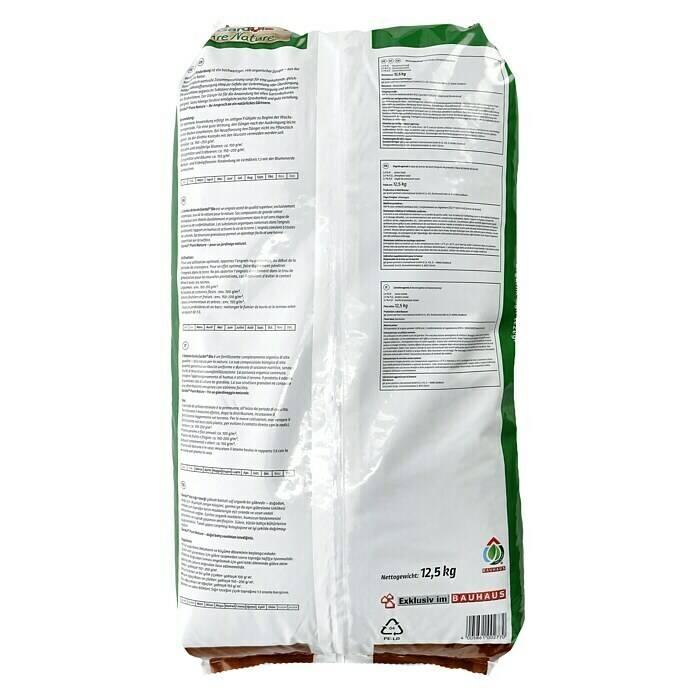 Gardol Pure Nature Bio-Rinderdung (12,5 kg, Inhalt ausreichend für ca.: 125 m²)