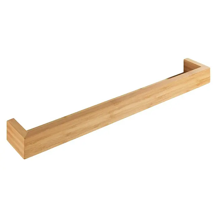 Wenko Bambusa BadregalL x B x H: 5 x 60 x 9 cm, Bambus - Holzhandtuchhalter für Badezimmer. Das moderne Design aus Holz verleiht jedem Badezimmer eine elegante Note und hält Handtücher ordentlich.