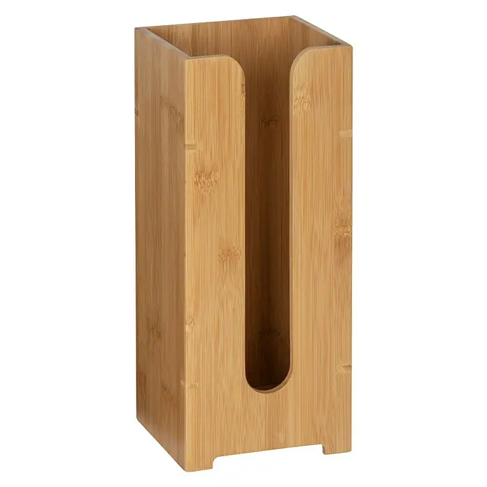 Wenko Bambusa Ersatzpapierrollenhalter - Bambus - Ein stilvoller, hoher Serviettenhalter aus Bambus, ideal für die Tischdekoration und zur praktischen Aufbewahrung von Servietten.