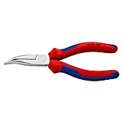 Knipex Flachrundzange (Länge: 160 mm, Um 40 ° gewinkelt, Induktiv gehärtete Zahnung, Mehrkomponenten-Hülle) | BAUHAUS