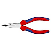 Knipex Flachrundzange (Länge: 160 mm, Um 40 ° gewinkelt, Induktiv gehärtete Zahnung, Mehrkomponenten-Hülle) | BAUHAUS